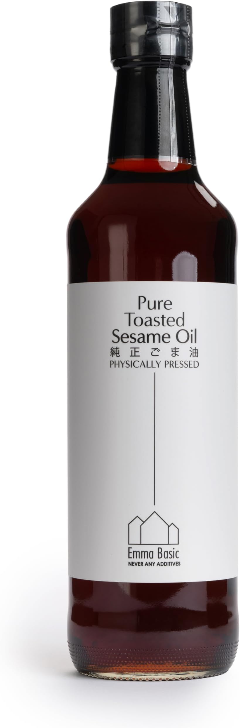 Emma Basic - 100% Pure Toasted Sesame Oil - 500ml - Rich Flavour - Antioxidants
