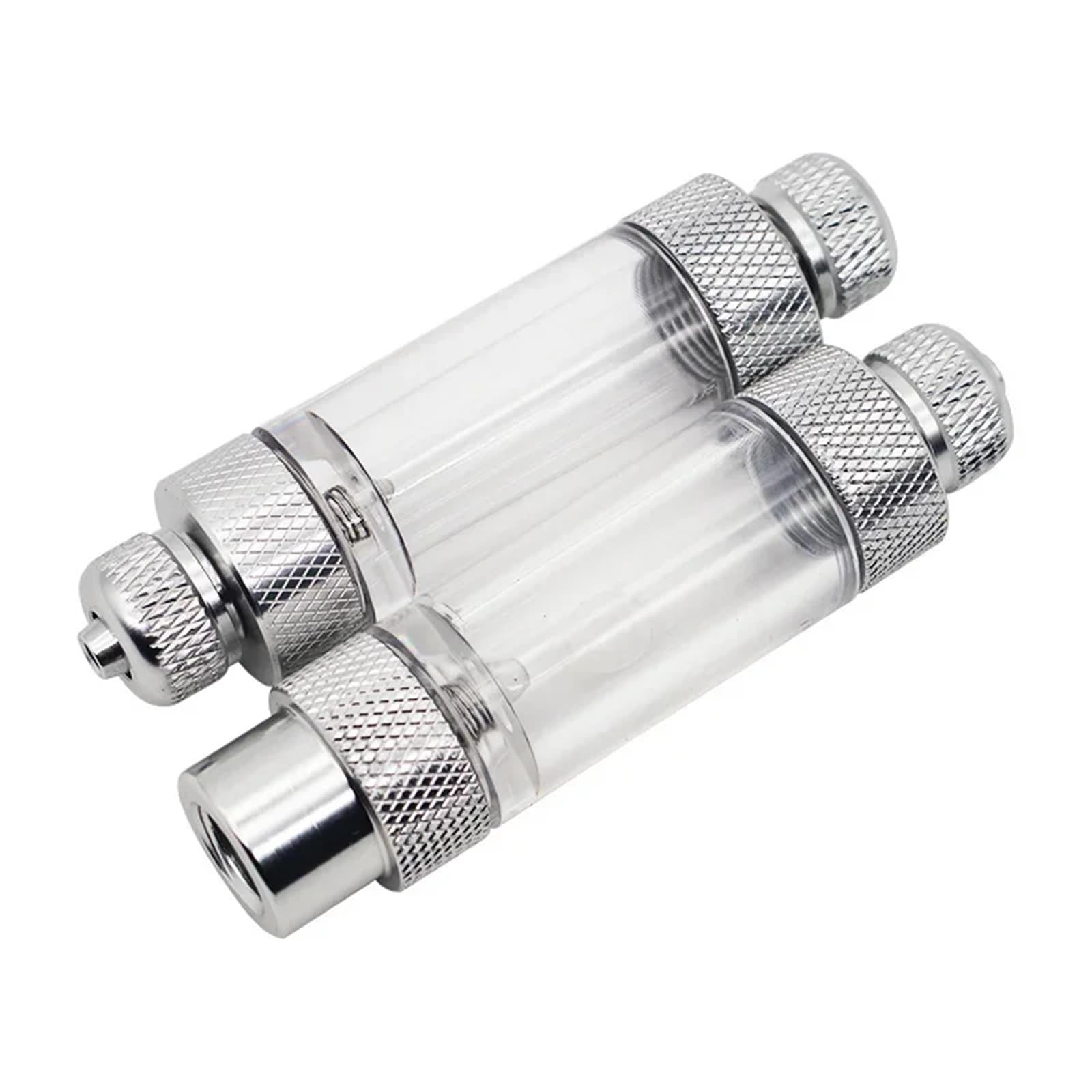 Contador de burbujas CO2 for acuario, válvula retención doble cabezal, regulador pecera, kit sistema difusor, accesorios for bomba aire reactor(Double head)
