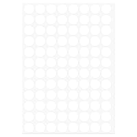 Vista 34 de uxcell 1 Hoja/140 Piezas de Pegatinas para Cubrir Agujeros de Tornillo, 12 mm de Diámetro, PVC Autoadhesivas, Tapas a Prueba de Polvo para Muebles