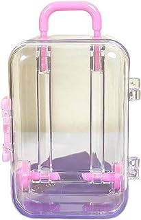 Miniature Suitcase Dolls Accessories Miniature Trunk Toy Small Purse Handbag Luggage Storage Box Dollhouses Decoration Suitcases for Dolls