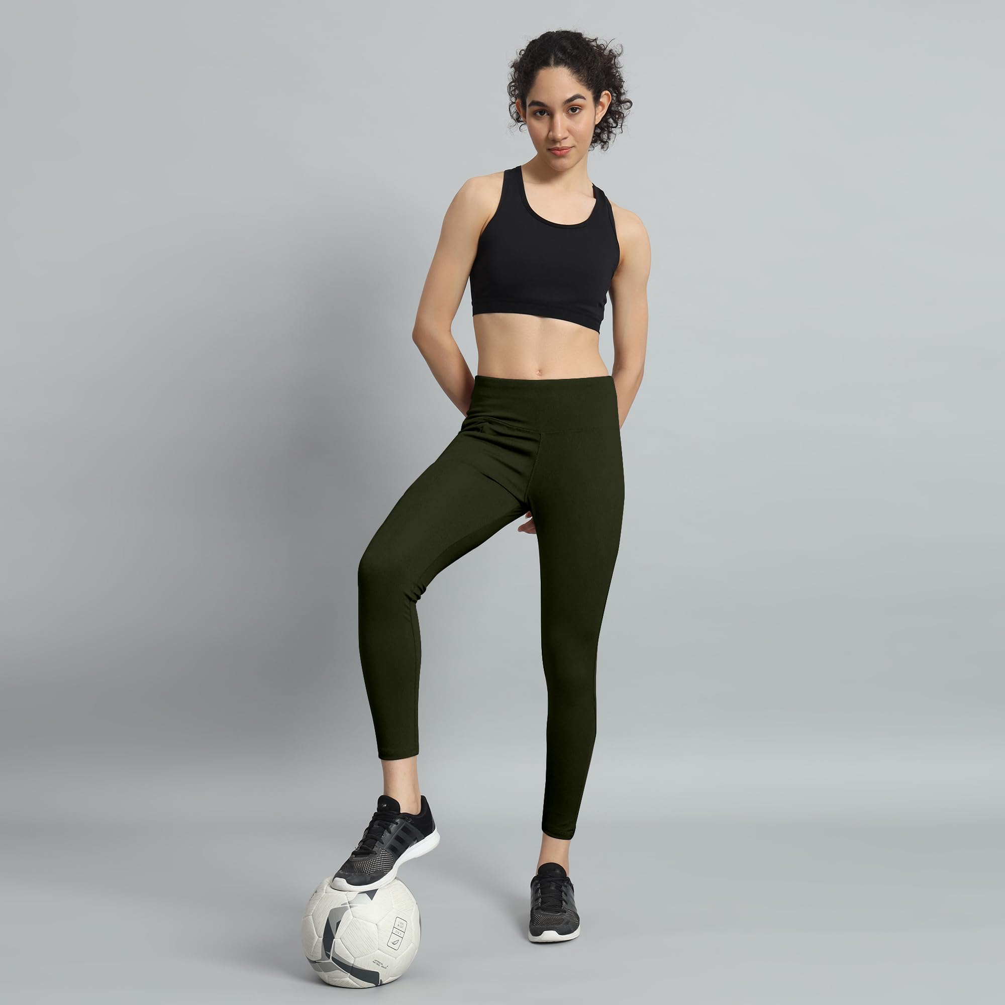 Mehrang Odzież gimnastyczna legginsy z siatki spodnie treningowe z bocznymi kieszeniami / rozciągliwe rajstopy/wysoki stan, sport, fitness, joga, spodnie dresowe dla kobiet i dziewcząt