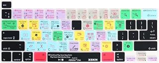 Ableton Live English Silicone Shortcuts Keyboard Cover Skin for Touch Bar Models 2019 MacBook Pro 16 inch A2141 2020 MacBook Pro 13.3 inch A2251 A2289 A2338 M1 Keyboard US&EU Version