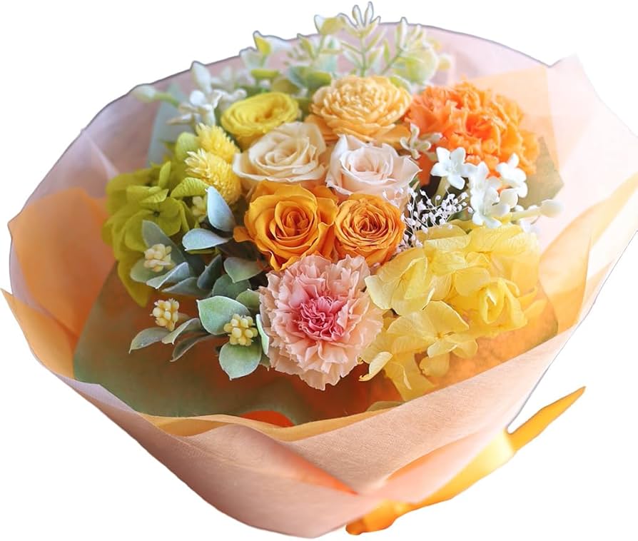 Amazon｜ブーケブランシェ プリザーブドフラワー 花束 ギフト 枯れない