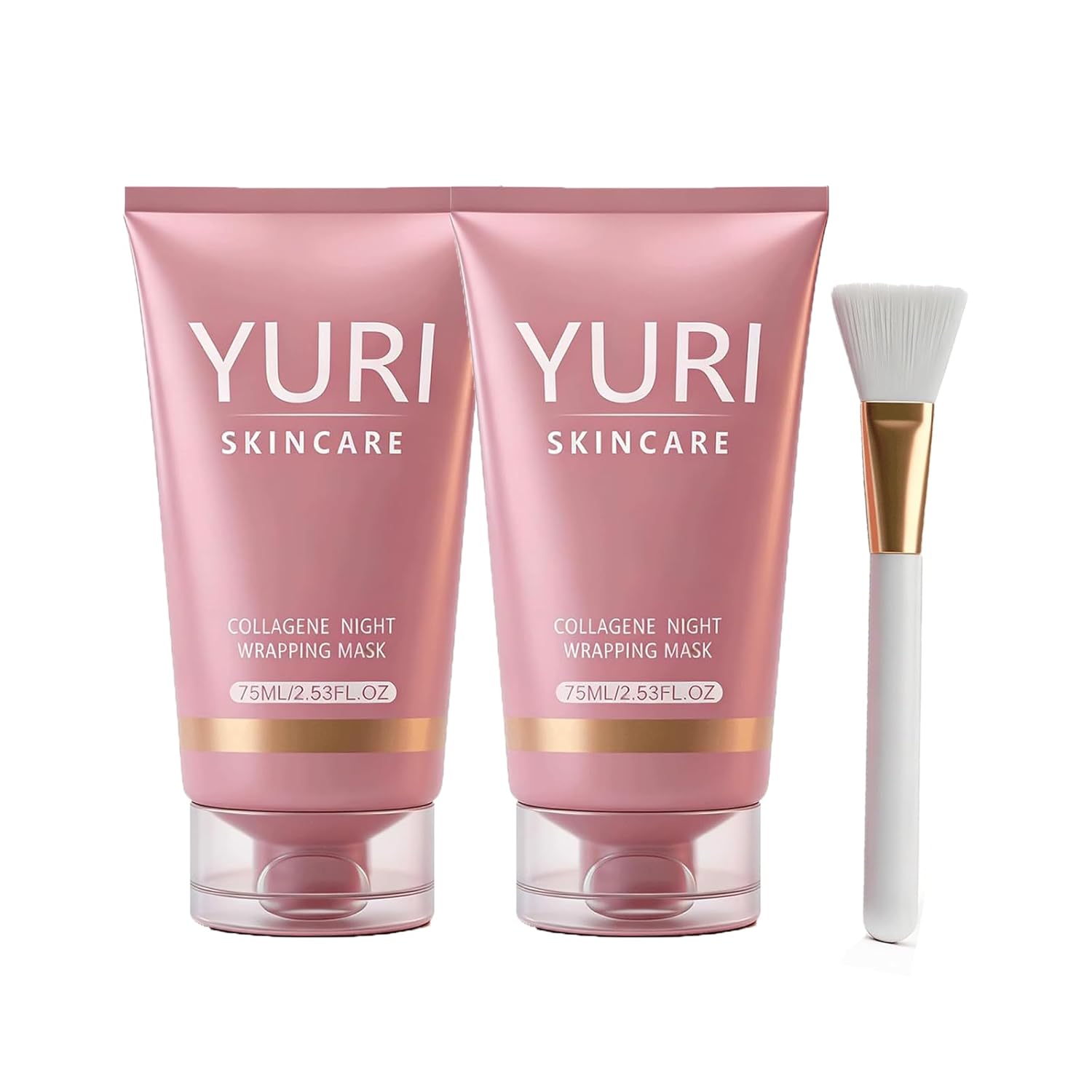 Collagen Mask, Collagen Night Wrapping Mask，Reduce Fine Lines & Dullness (1PCS)