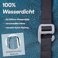 otinga® Flip V3 Fahrradtasche Rucksack [34L Volumen] für jeden Gepäckträger I Stylische Fahrradtasche reflektierend für maximale Sicherheit | Fahrradrucksack Gepäckträger in 3 Sekunden umgebaut – Ansicht 6