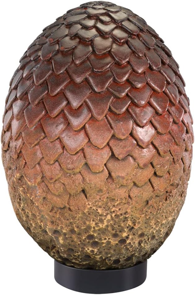 The Noble Collection Game of Thrones Drogon Egg (Red)