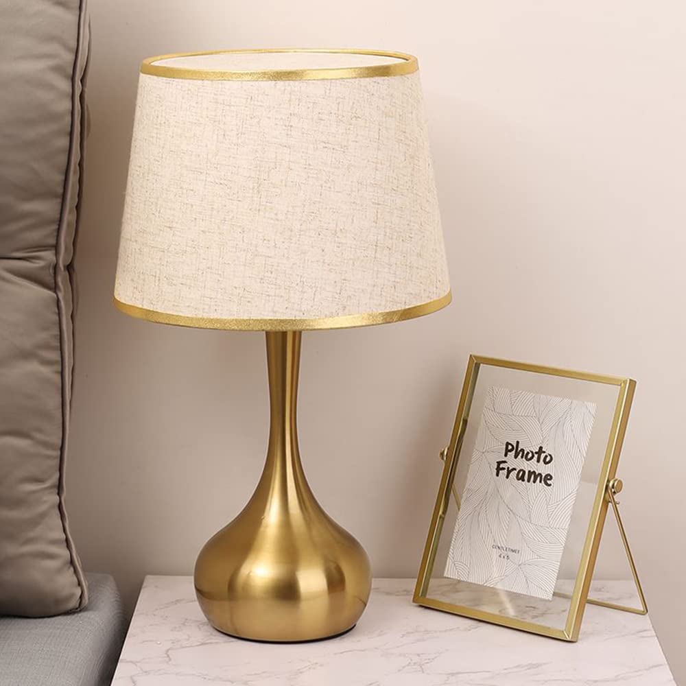 Lampada da Comodino e Tavolo Moderna Minimalista per Camera da Letto - Calda e Romantica per la Casa - Attacco E27 (Lampadina Non Inclusa) (A)