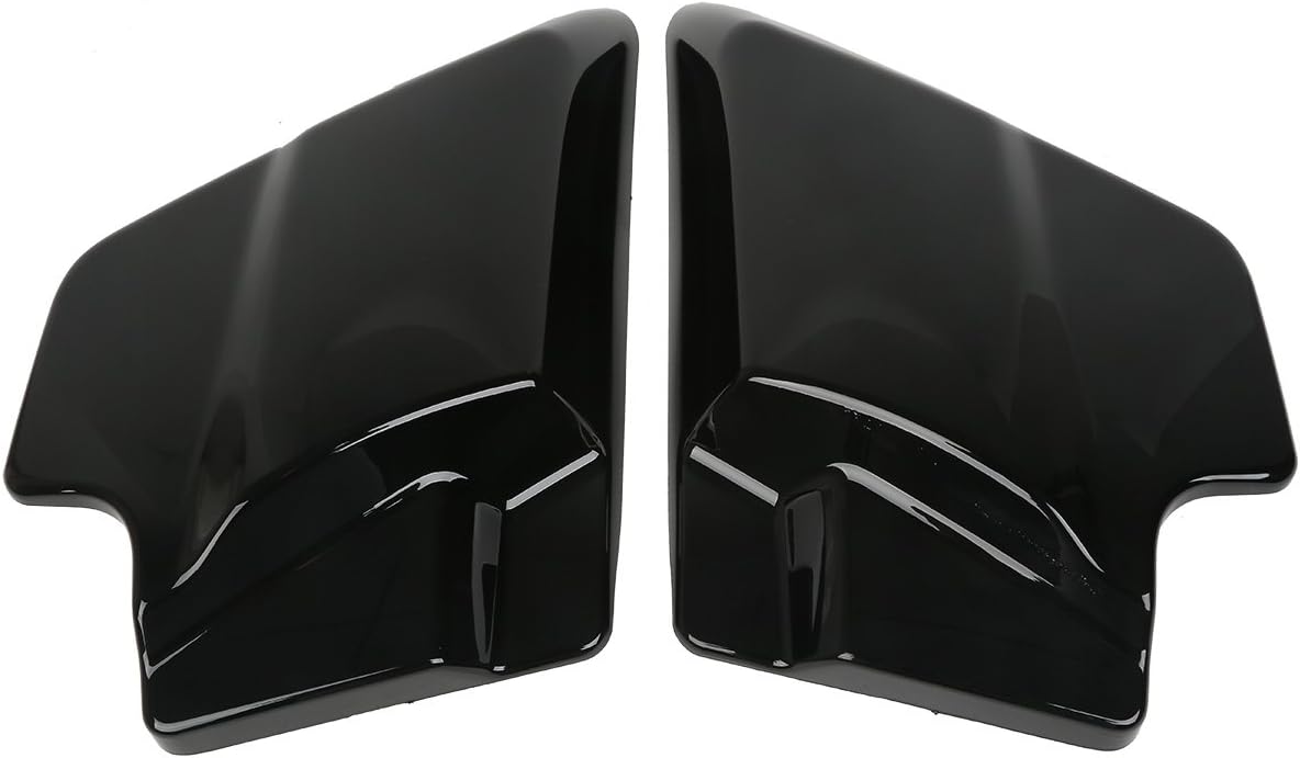 TCT-MOTORPARTS Vivid Black Side Cover Panels Fits for Harley Touring Road Street Glide Electra Glide 2009-2023