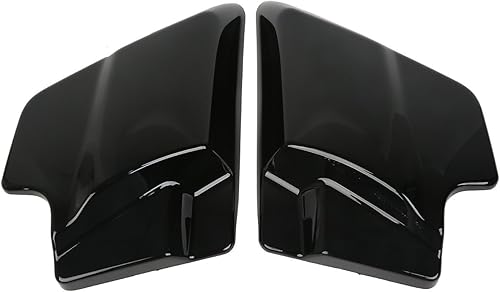 Miniatura 3 de XMT-MOTO - Par de paneles de cubierta lateral de batería para Harley Touring Road King Street Glide Electra Glide 2009 y posterior, negro brillante