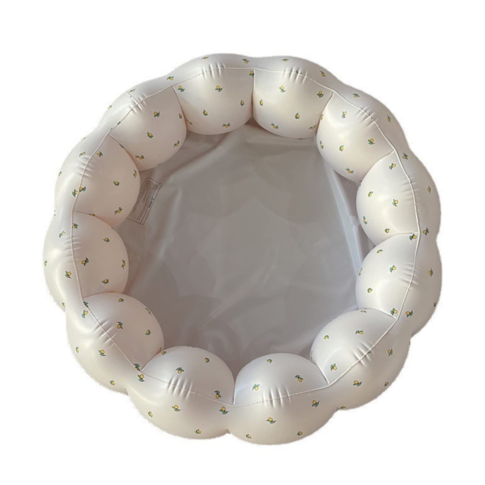 Inflatable Kiddie Pool for, Foldable Baby Balls Pit with Soft Round Baby Playpen, Large Kiddie Pool Toy Small