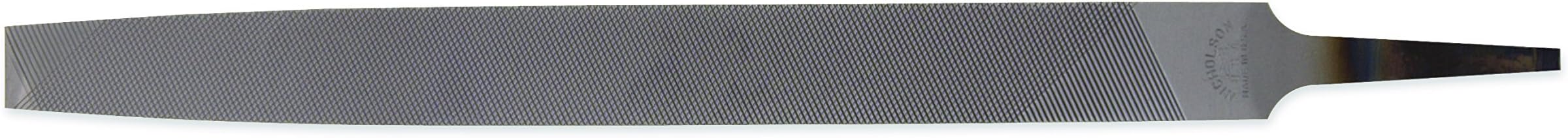 Crescent Nicholson 8" Flat Double/Single Cut Bastard File - Carded - 21862NN