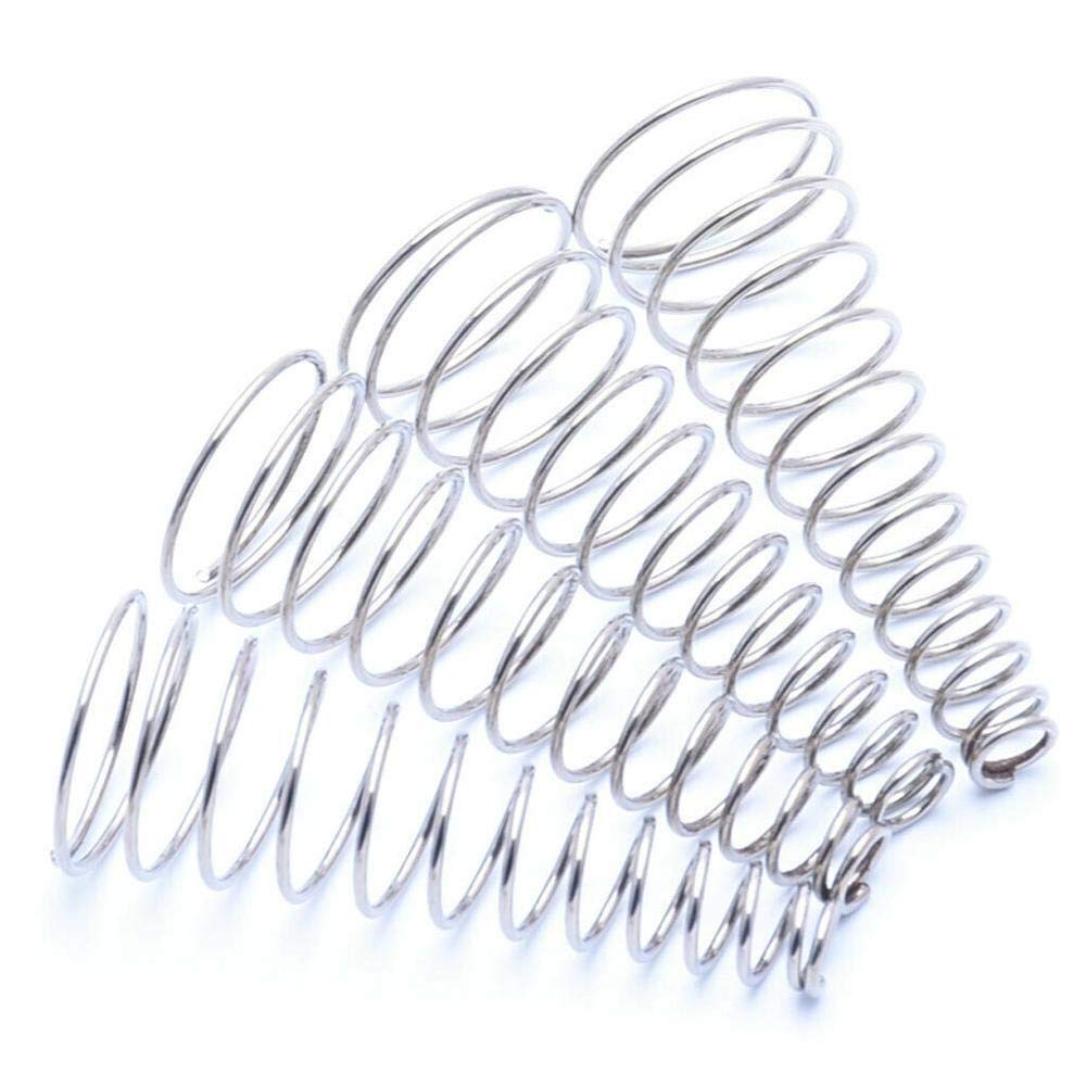 No Logo X-Baofu, 5Pcs 304 Stainless Steel Tower Springs Conical Cone Compression Spring Taper Pressure Spring Wire Diameter 1Mm (Size : 1X10 20X42x9mm)