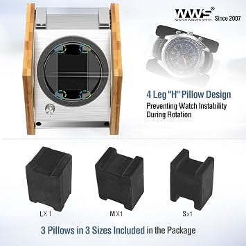 Bamboo Watch Winder Double & Bamboo Watch Winder Single