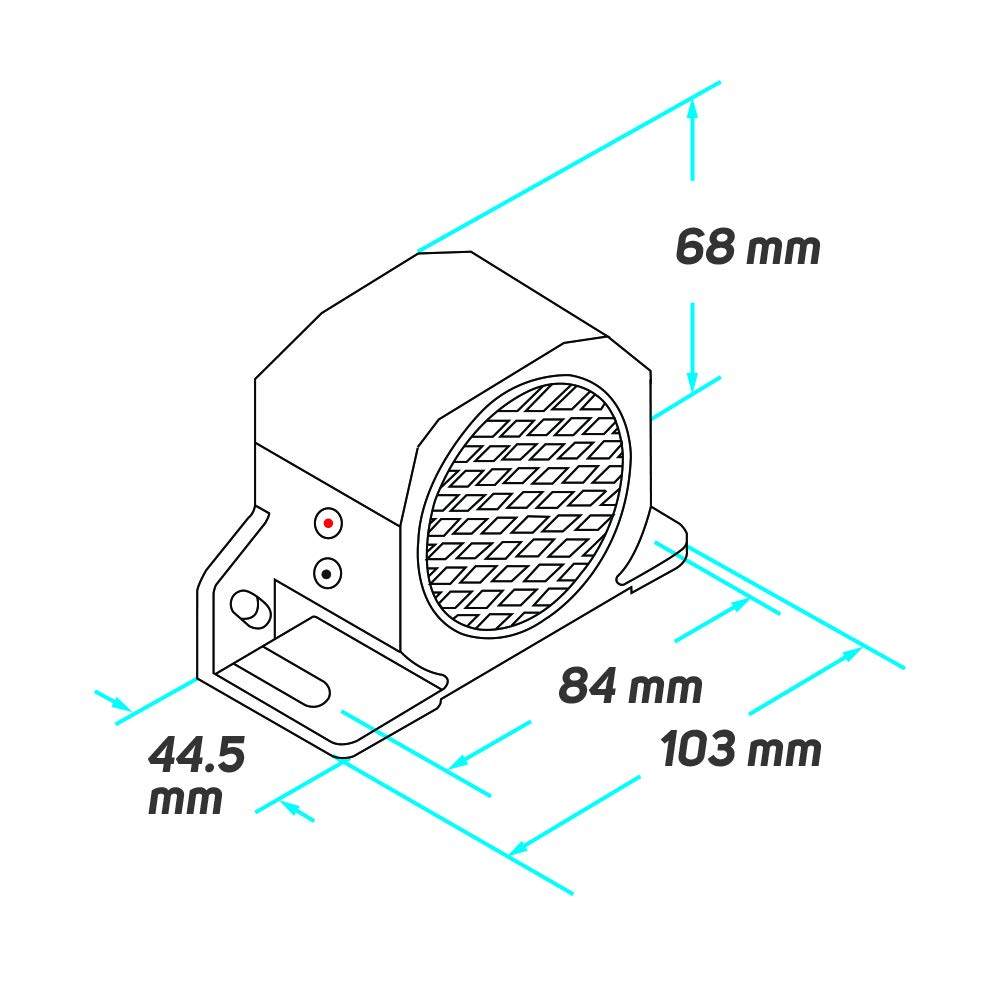 BEEPER Alarme de Recul Son Blanc Bpro-Sir91