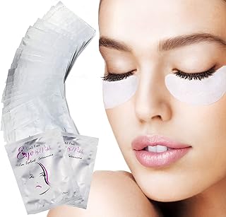 50 Pairs Eye Pads for Lash Extensions, Under Eye Patches - Lash Pads Gel Eye Pad for Lash Extensions Lint Free Patches Lash Extension Supplies