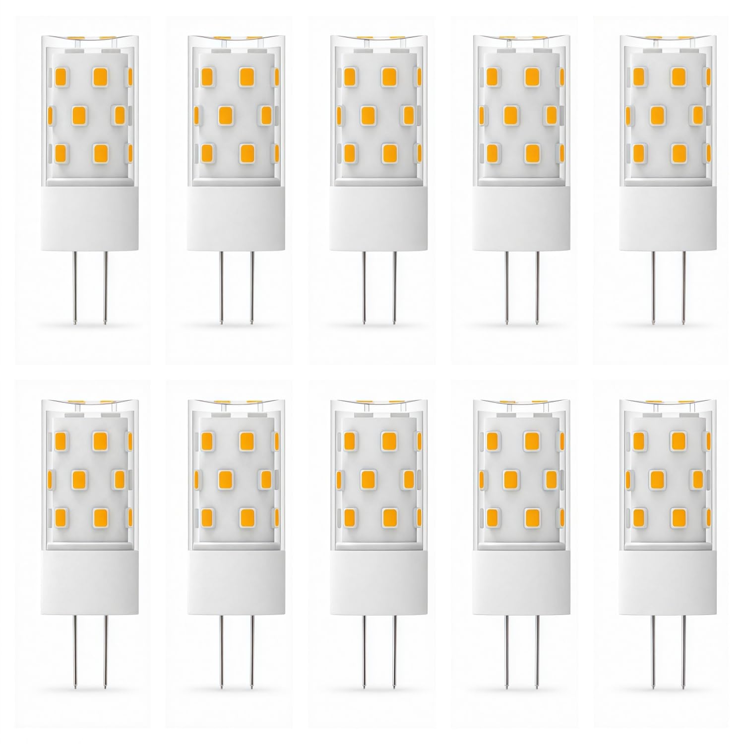 GY6.35 LED Dimmbar 5W Keramik Lampe 580LM 110-130V Warmweiß 10er-Pack