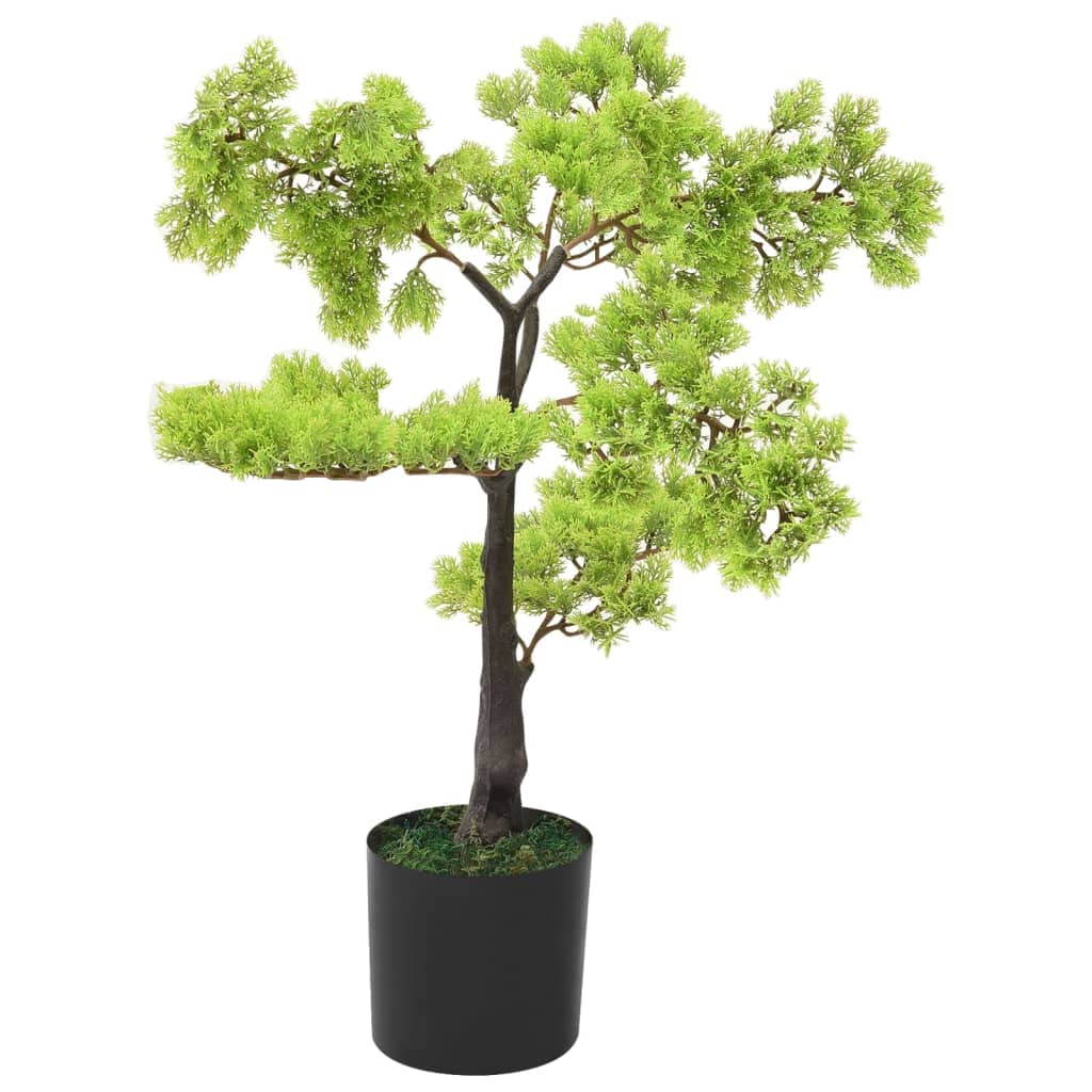Bonsaï de cyprès artificiel 60 cm avec pot pour maison