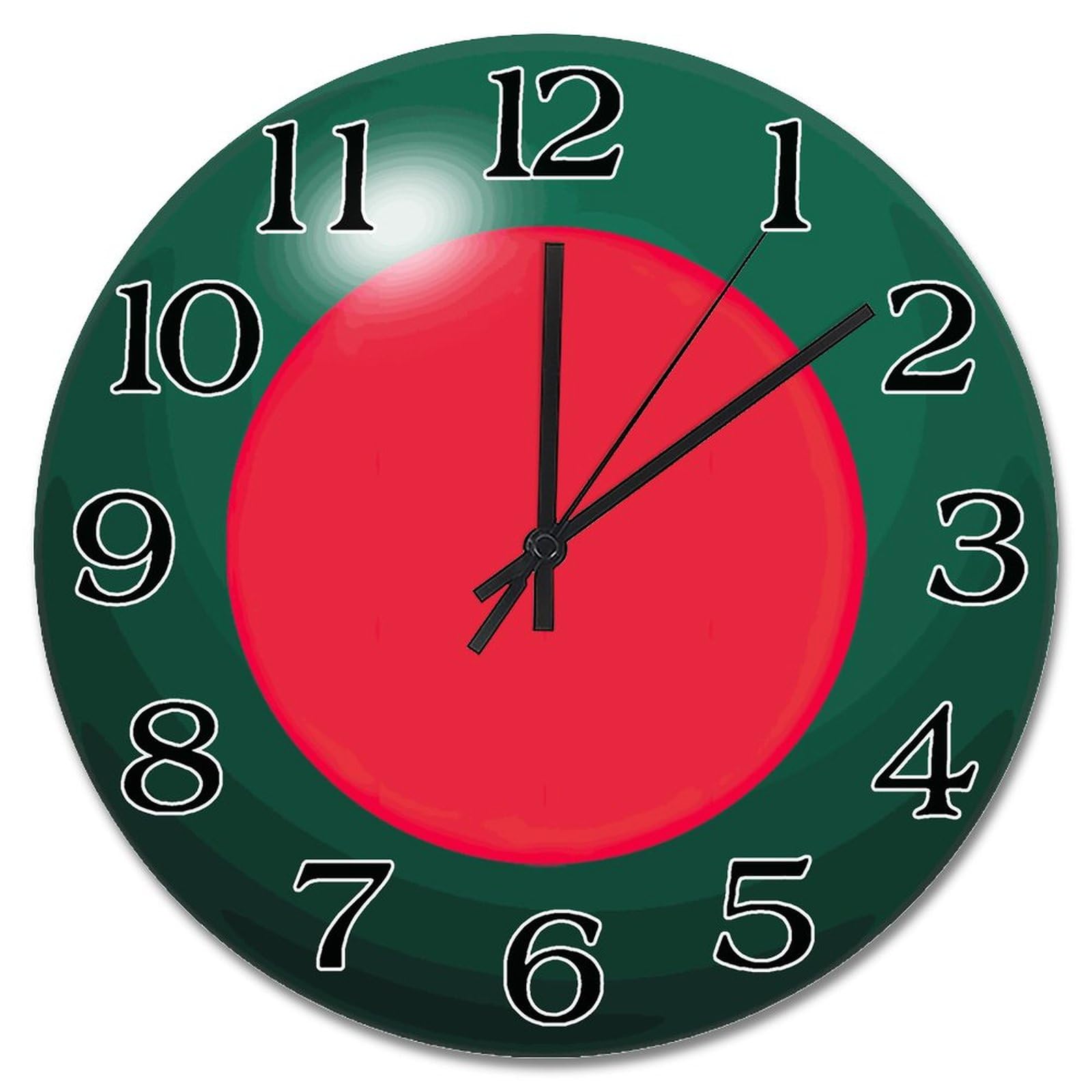 Horloge murale Bangladesh pas de bruit fausse boule 3D