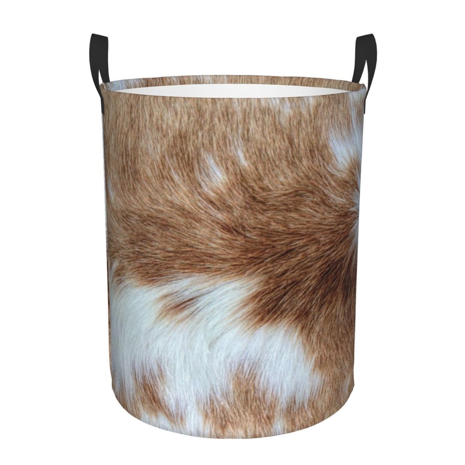 Fabric laundry hamper Laundry Basket Foldable Clothes Hamper Storage Bin for Family(Color3,42x34 cm)