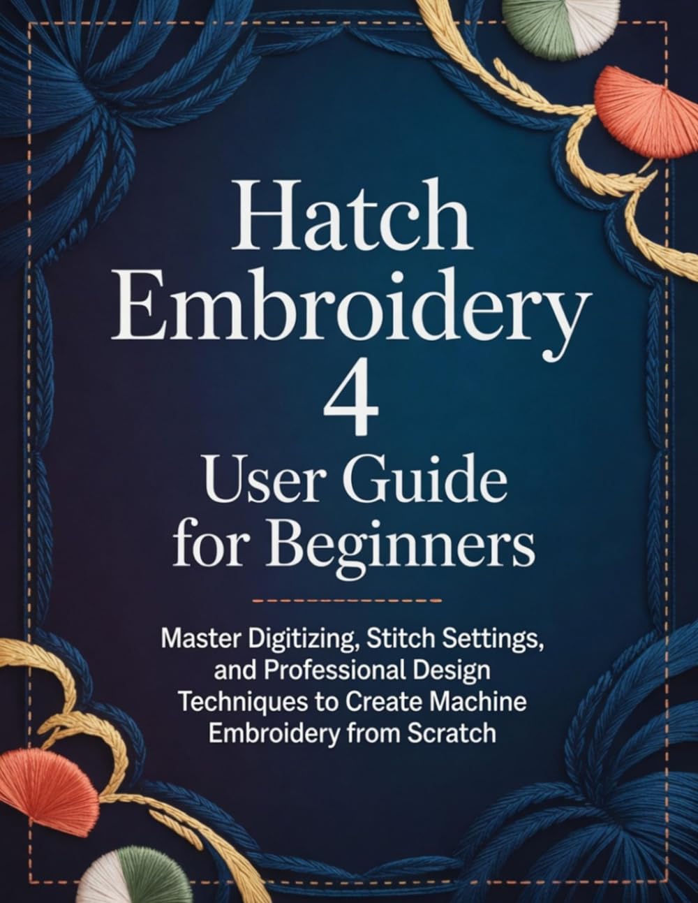 Hatch Embroidery 4 User Guide for Beginners: Master Digitizing, Stitch Settings, and Professional Design Techniques to Create Machine Embroidery from Scratch