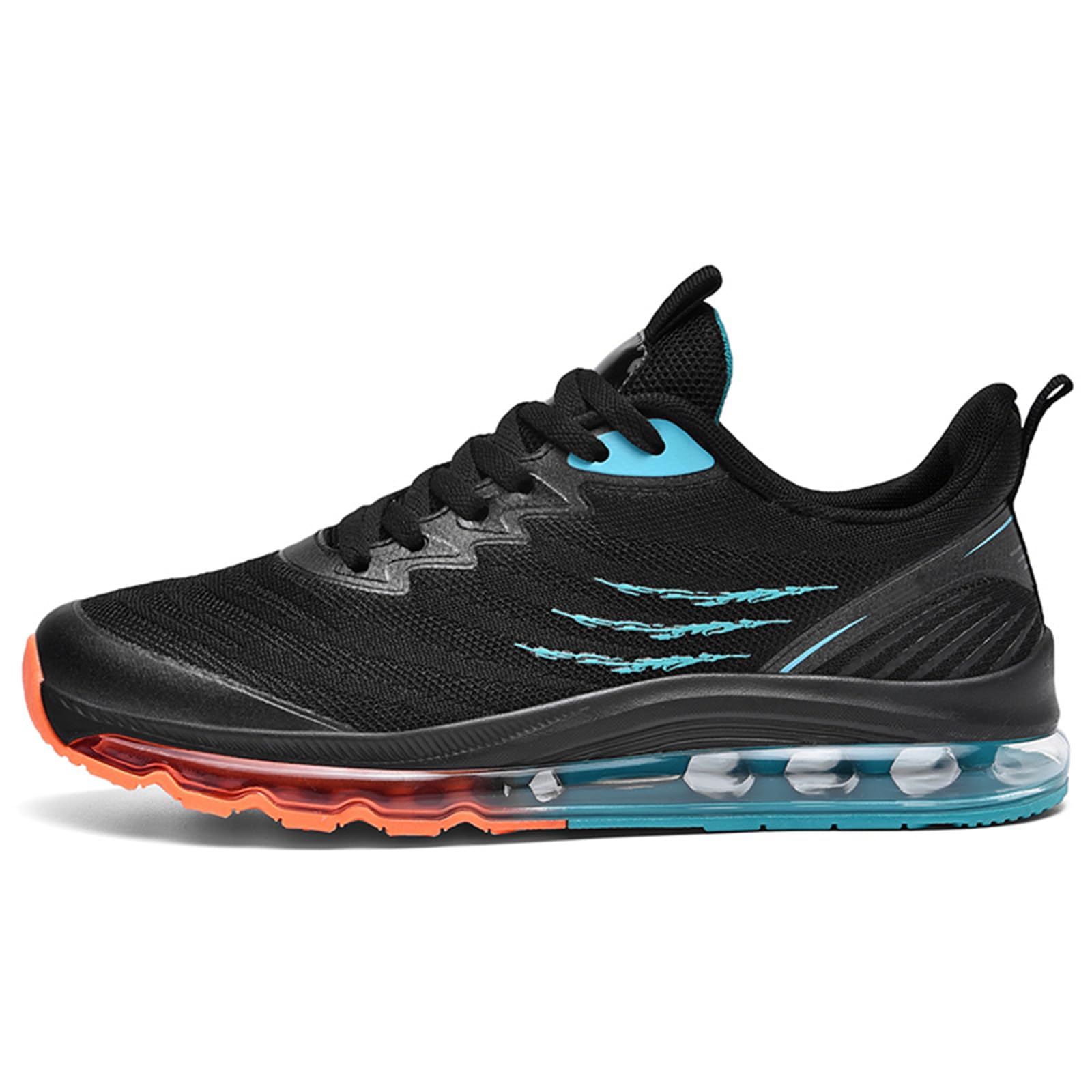 Zapatillas De Running con Colchón De Aire para Hombre Zapatillas De Tenis Transpirables Antideslizantes Y Cómodas para Caminar