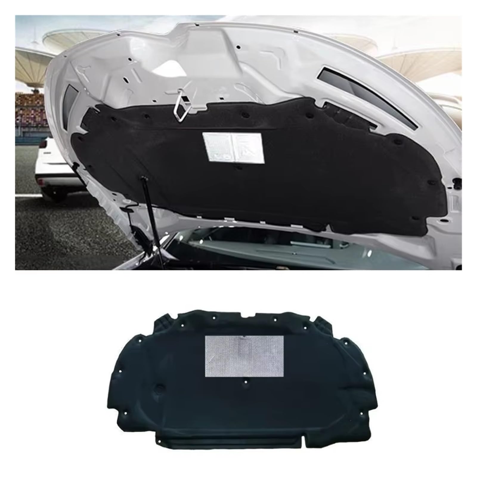 Insonorizzazione vano motore Per Citroen Per C5 RD TD 2007 ~ 2019 Motore Di Un'auto Isolamento Termico Suono Tampone Cotone Tappetino Insonorizzato Copertura