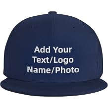 Custom Baseball Hats for Men Women Design Your Own Text Logo Photo Image