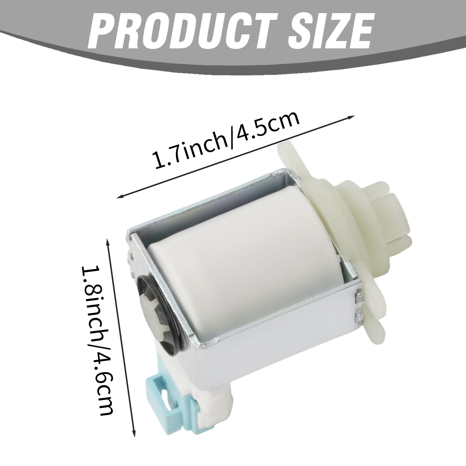Hoypeyfiy 11033896 Magnetventil für Fehler E19 am Magnetventil des Wassertanks im Geschirrspüler, Ersatz für Siemens 00631199, Ersetzt 631199