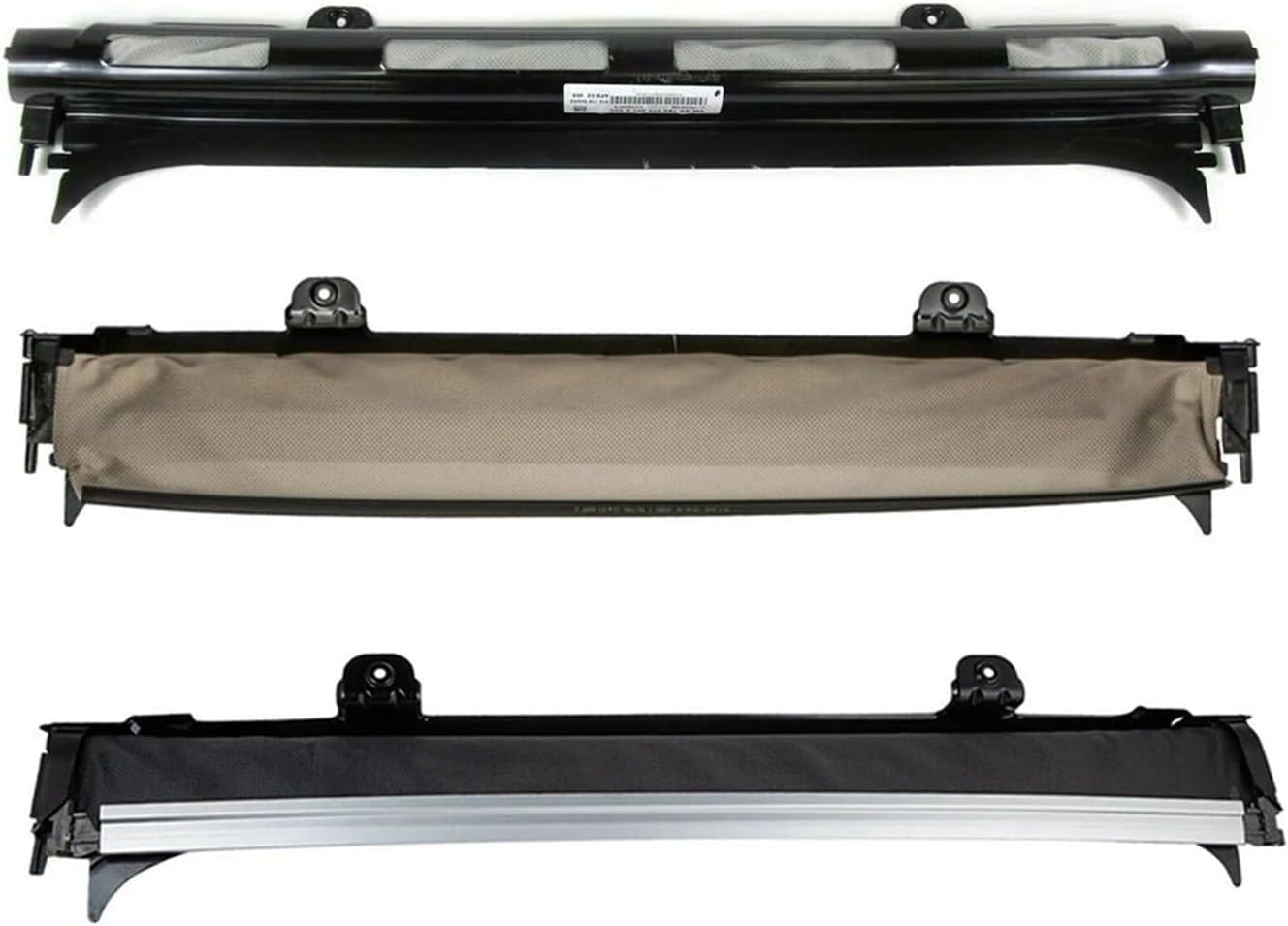 1K9877307 Car Panorama Sunroof Sunshade Curtain Cover Assembly Compatible For Audi Q5 / VW Tiguan 2008 2009 2010 2011 2012 2013 2014 2015 2016(Gray)