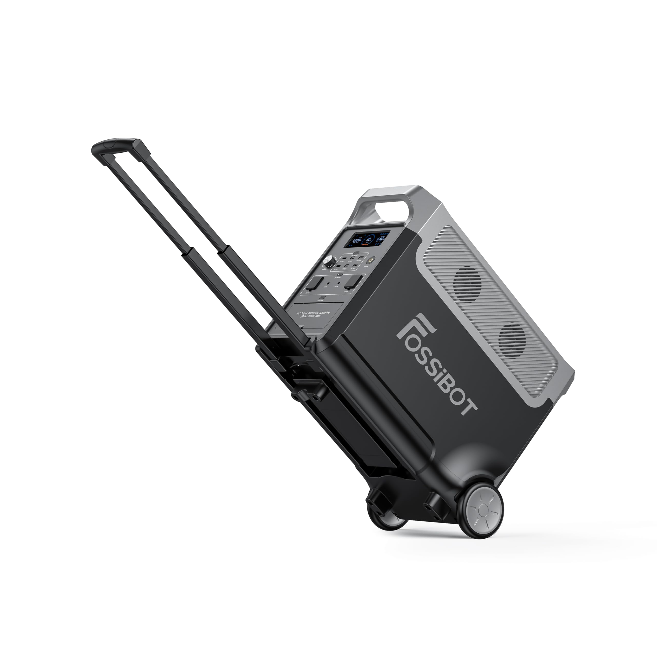 FOSSiBOT F3600 Pro Estación de Energía Portátil, 3840Wh-11520Wh Ampliable, 3600W (7200W Pico), Carga Rápida 1.5H, UPS <10ms, Batería LiFePO4 6500 Ciclos, 13 Puertos para Camping, Emergencias, Hogar