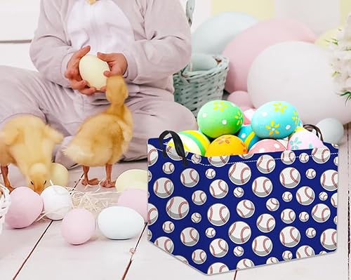 Miniatura 177 de HIYAGON Cesta de almacenamiento para niños, cesta de regalo para bebé, cesta de regalo, cesta organizadora de juguetes lindos, caja rectangular