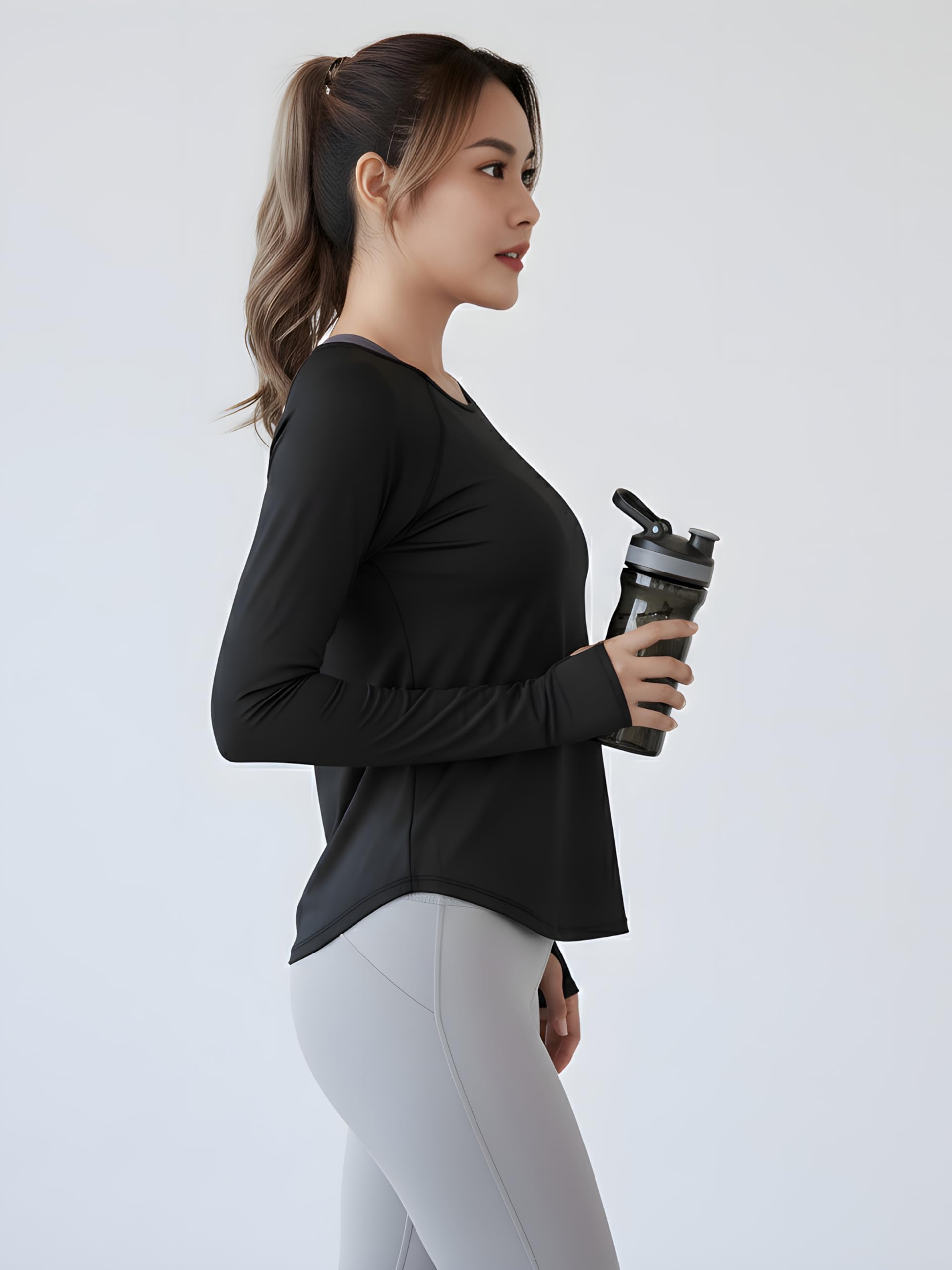 Nexsus Apparels Stretchable Full Sleeves Gym Wear Tshirt for Women | Compression Dry Fit T Shirt for Woman | Activewear Sports T Shirt for Woman | Available in All Regular Size's 1