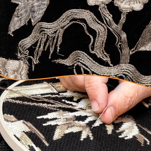 Image of 6 Skeins Silver Embroidery Thread, Metallic Embroidery Floss Silver Threads Friendship Bracelet String Cross Stitch Threads Polyester Sewing Bracelets Strings for DIY Hand Bracelets Making