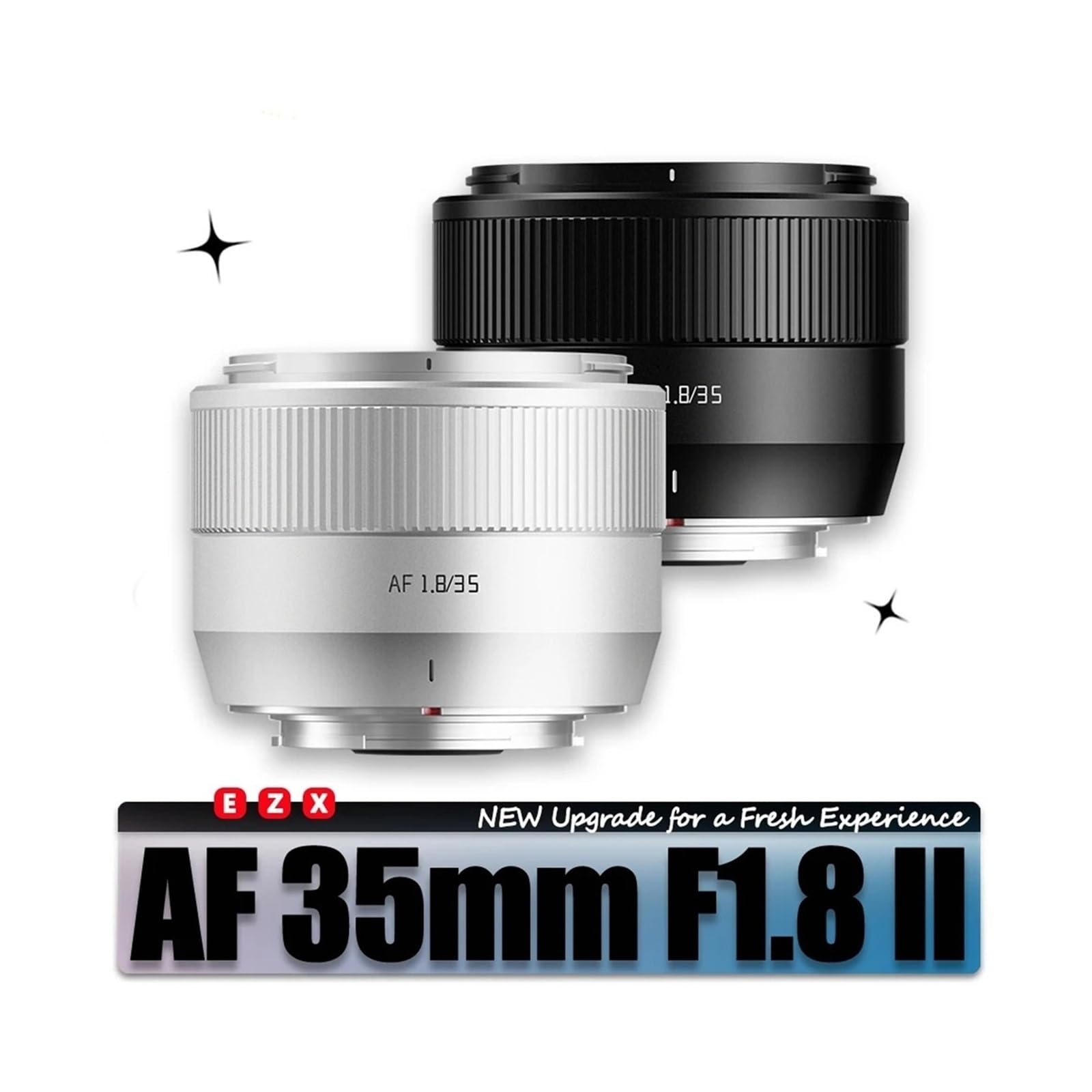 DSLR Camera Lens, Objectif AF 35 mm F1.8 II APS-C, Compatible avec Sony E