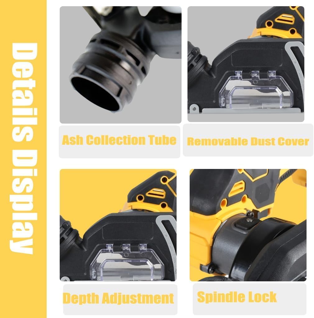 Small Cordless Angles Grinder 20V Angles Grinder Tool For Cutting Polishing And Sharpening 3inch Side Disc Grinder