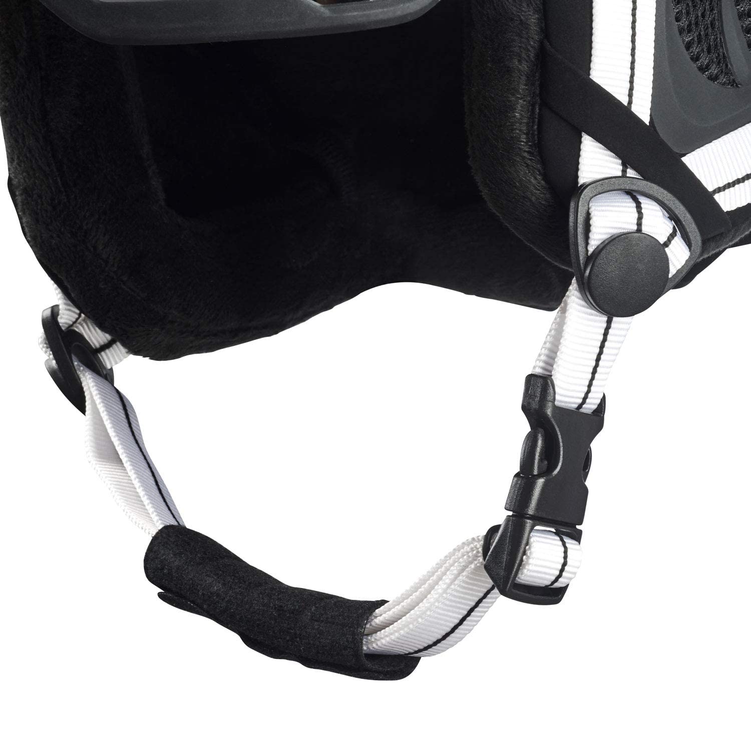 BLACK CREVICE Casque de Ski Vail I Casque de Ski avec visière en Style Pilote en différentes Couleurs I Casque de Ski Hommes & Femmes I en Polycarbonate I Casque de Ski Respirant I Taille réglable