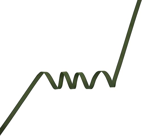 Miniatura 8 de Cinta de grogrén de musgo de 38 pulgadas a granel de 100 yardas, rollo de cinta fina verde oscuro para manualidades, cinta de tela sólida para