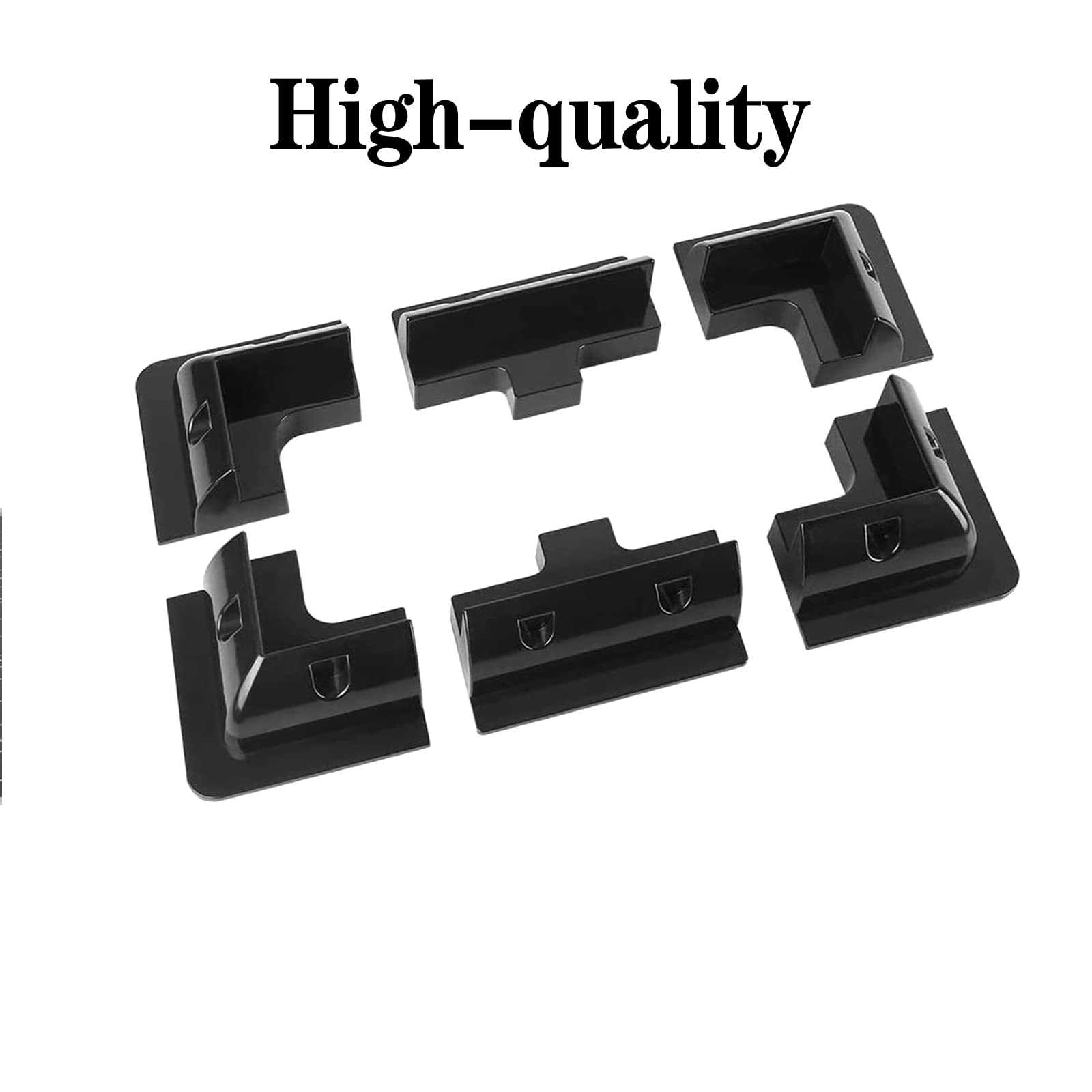 Staffa Per Pannello Solare, Staffa Angolare Pannello Solare, Staffa Angolare in Plastica, Staffe Pannello Solare ABS Per Tetto Campeggio Furgoni Roulotte Qualsiasi Superficie Piatta,6pcs