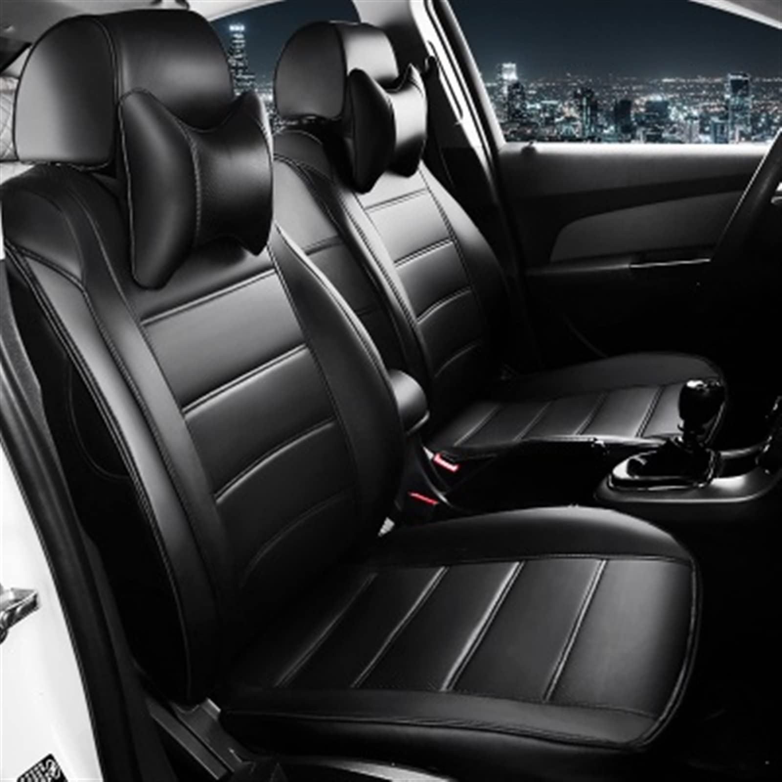 YOUZKA Car Seat Cover For Passat B5 Polo Golf Tiguan Jetta Touran ID3 ID4 ID6 Front And Rear Cushion accessories
