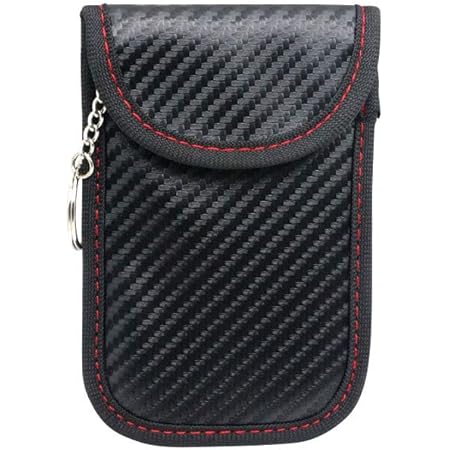 Amazon 電波遮断 スマートキーケース リレーアタック対策 車キー リモコンキー 防犯 盗難防止 ポーチ 防犯グッズ 並行輸入品 キーケース キーホルダー 車 バイク