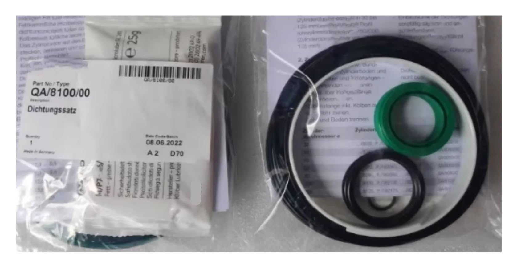 KKHCMZPI QA/8100/00 8063/00 8125/00 cylinder repair kit(QA-8100-00)