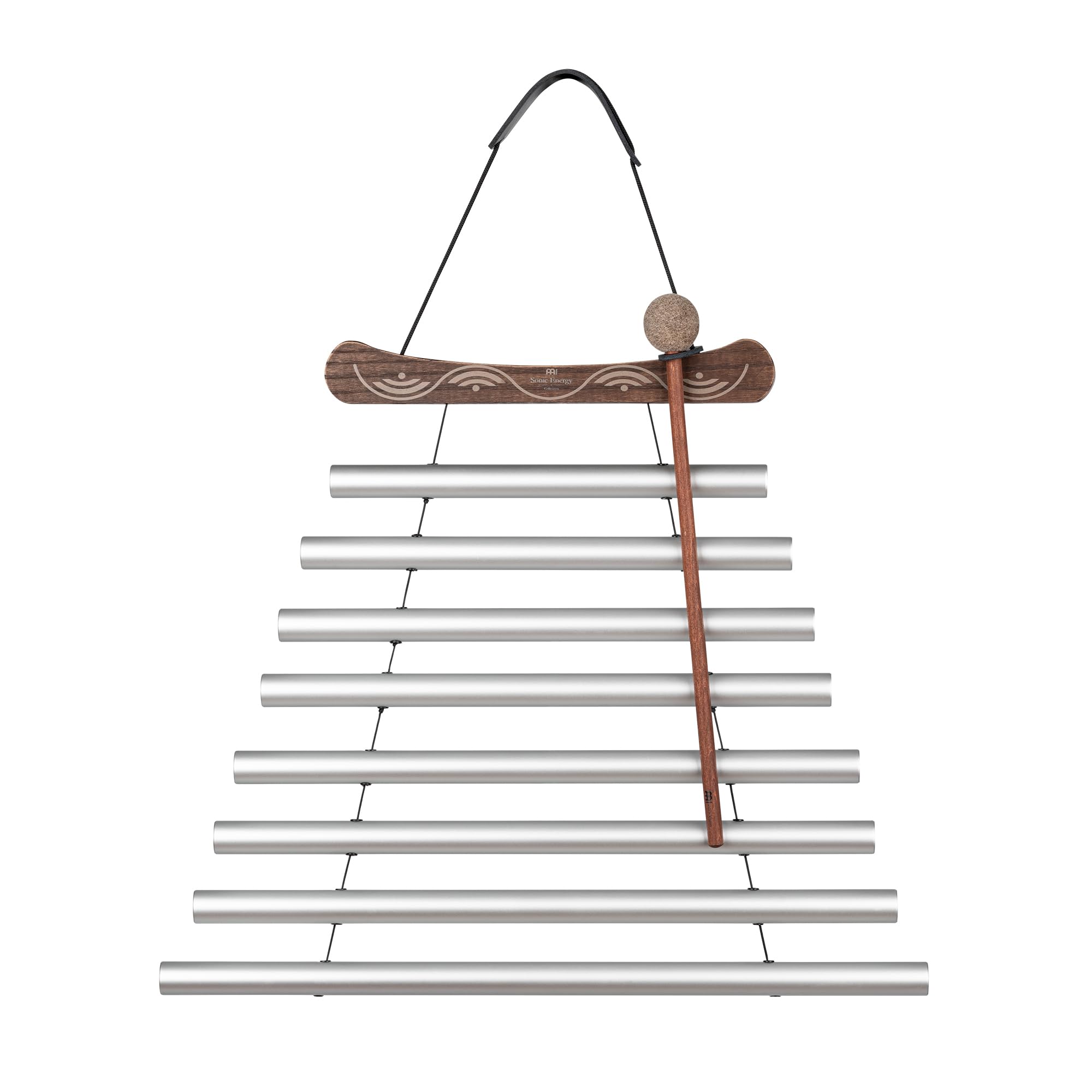 Sonic Energy Meditation Flow Chime – 8 Töne Klangspiel, Cis Moll, 432 Hz – Für Meditation und Therapie – Inkl. Tasche und Schlägel (MFC8CSHMIS)