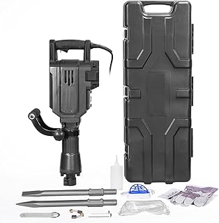 35-Pound Electric Demolition Jack Hammer Concrete Breaker Punch Chisel Bit Case,Jikkolumlukka