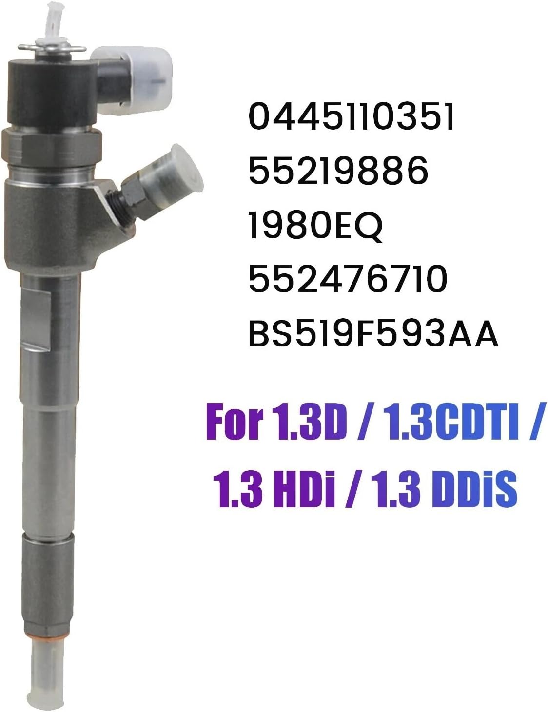 BVDNL ディーゼル燃料インジェクター フィアット 500 パンダ ドブロ