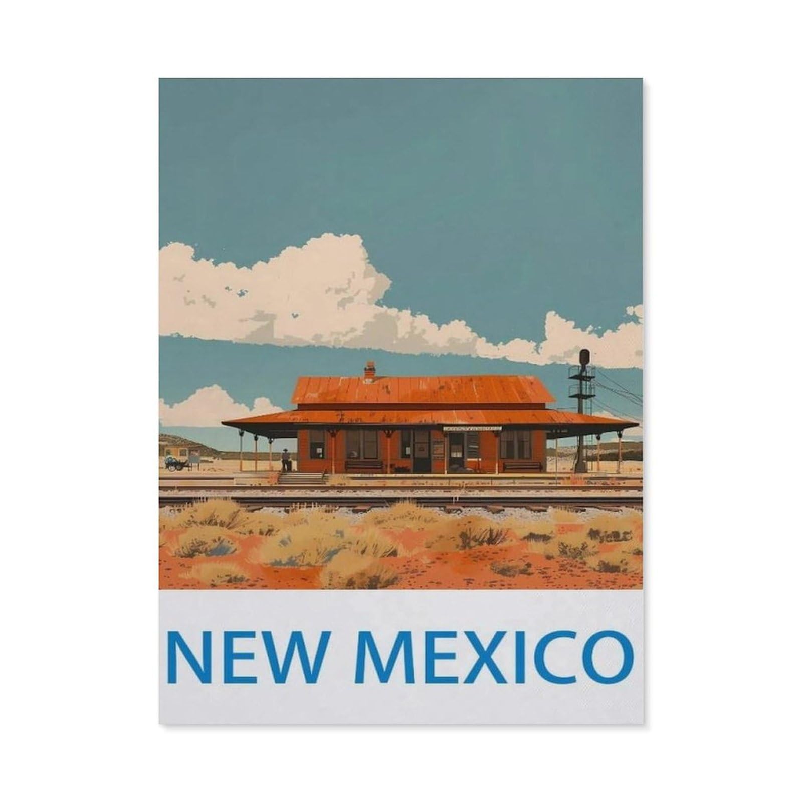 Beayodkp （40 X 50 Cm/15.74 X 19.68 Inches） New Mexico，5D Diy Diamond Painting Full Round Drill Diamond Embroidery Cross Stitch Rhinestone Mosaic Paintings Art-Ci90