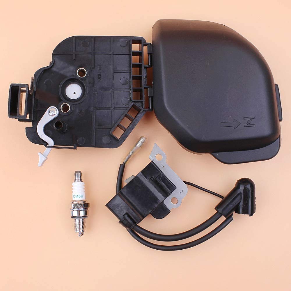 Conjunto de Filtro de Aire Magneto de Bobina de Encendido Apto para Honda GX25 GX25T GX25N GX25NT Motor de Gasolina pequeño HHT25S desbrozadora de 25 CC