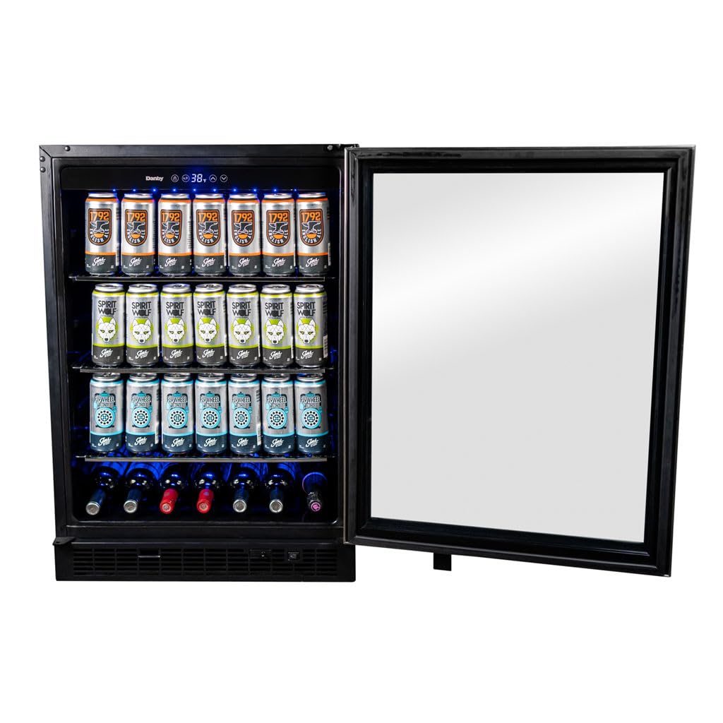 Danby 5.7 Cu. Ft. Built-In Beverage Center In Stainless Steel Dbc057a1bss on Fridge.com - View 5