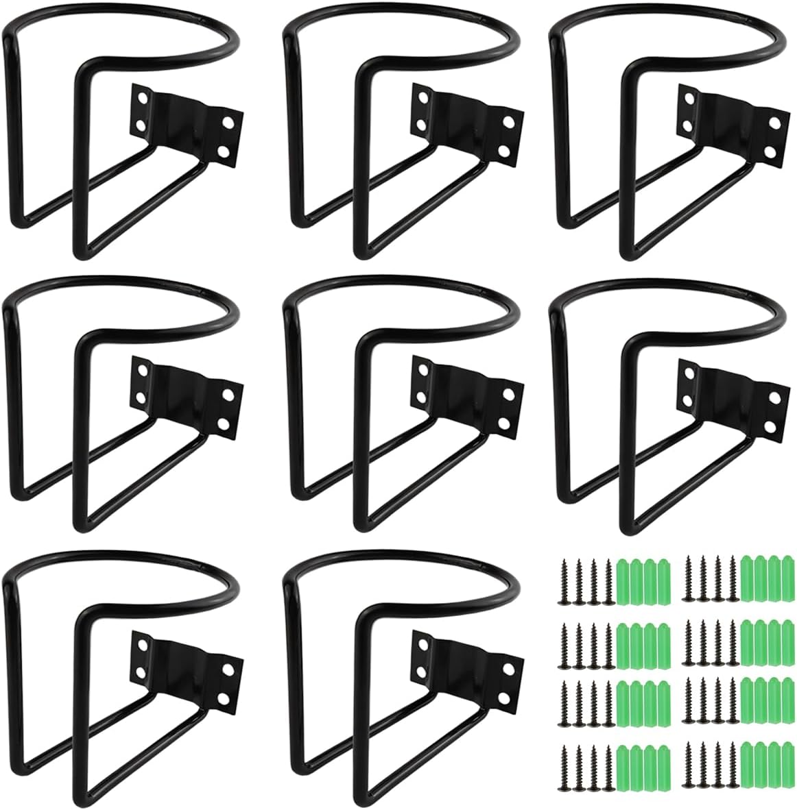 TIHOOD 8PCS Stainless Steel Boat Ring Cup Drink Holder Fit for Boat Yacht Truck Car Apartment RV