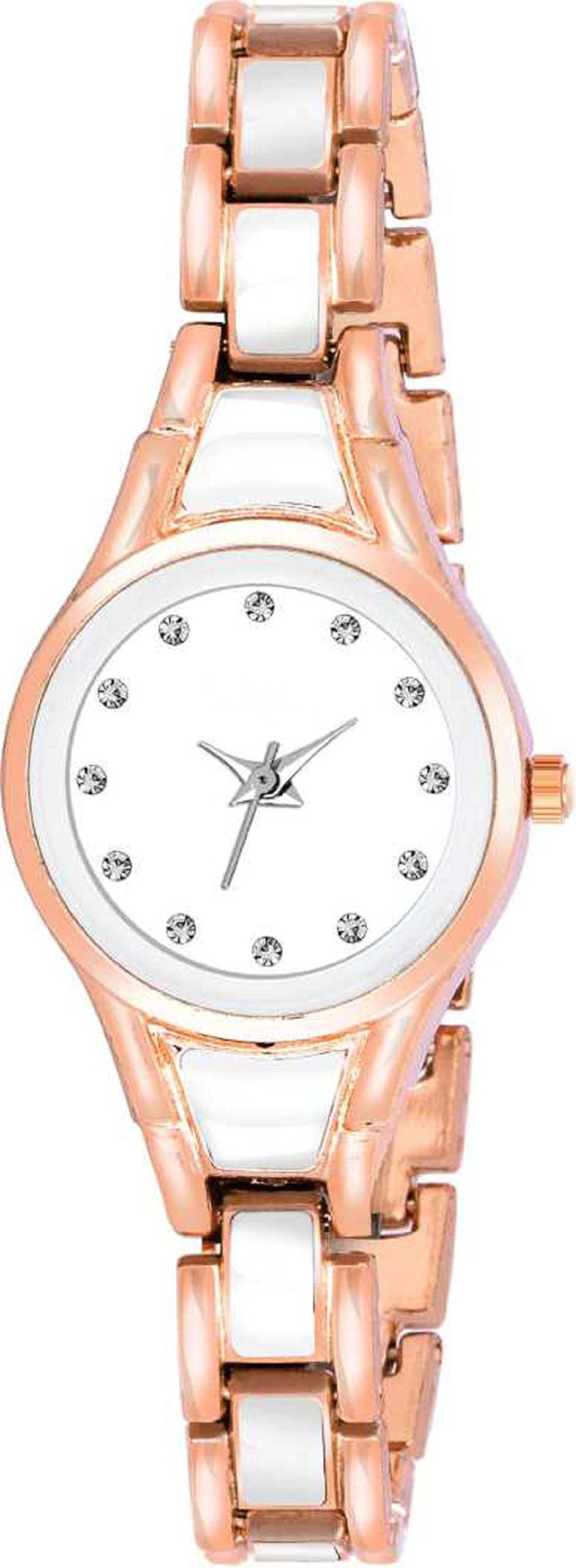 DKEROAD Analog Metal Rose Gold Strap Watch for Girls | Formal-Casual-Party-Wedding | - Model610 (B0BGRTWB8B) Amazon Price History, Amazon Price Tracker