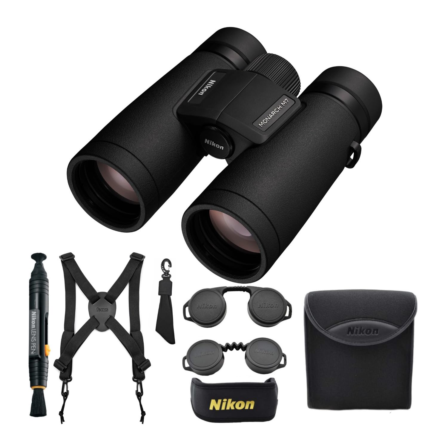 Amazon.com : Nikon Monarch M7 8x42 Binocular Bundle | Harness